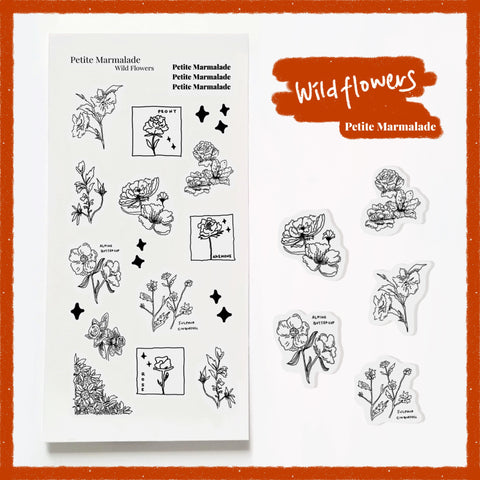 Petite Marmalade deco sticker - Wild Flowers
