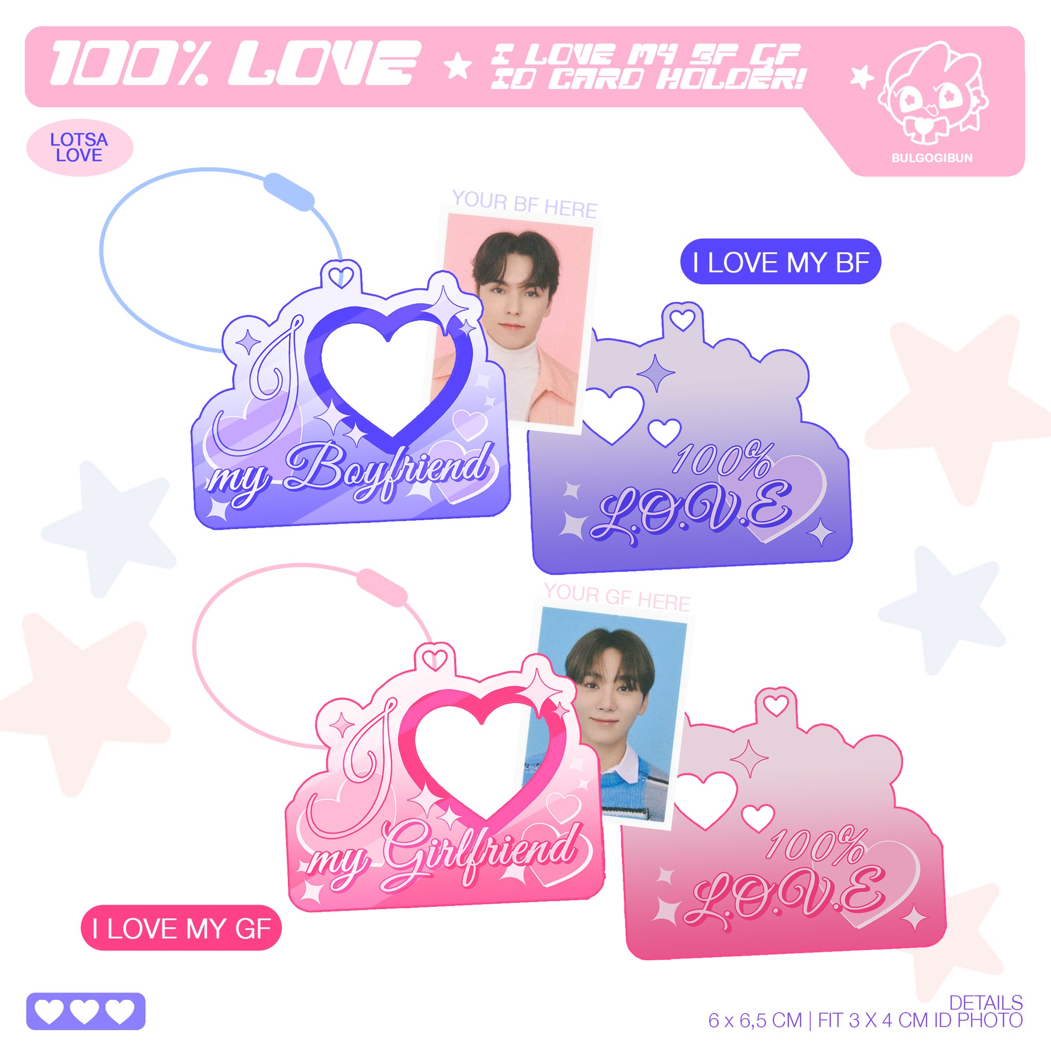 100% LOVE! ID Photo Holder by bulgogibun