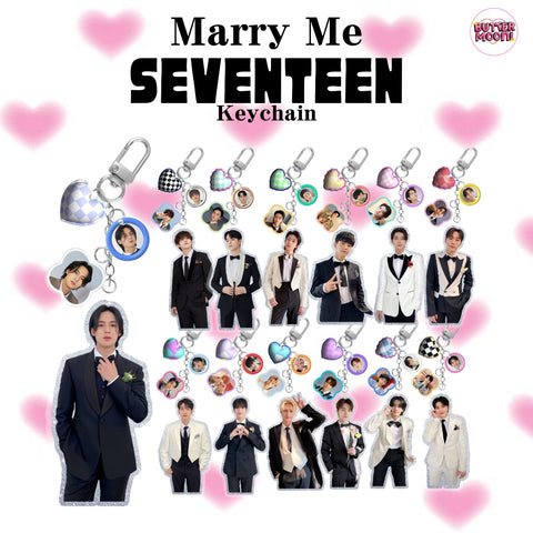 Seventeen Marry Me Acrylic Keychain