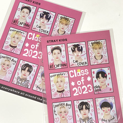 stray kids class of 2023 artprint (PLAND BANDUNG)