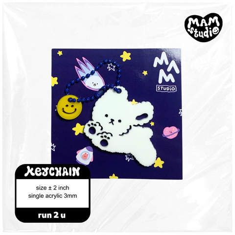 RUN 2 U Keychain
