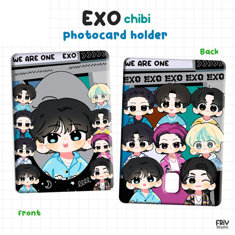 EXO PHOTOCARD HOLDER CHIBI HEAR ME OUT