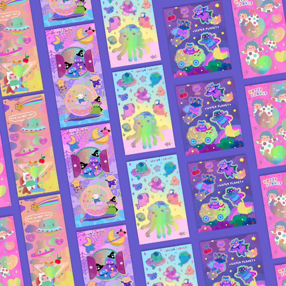 Assorted Hologram Sticker Roll