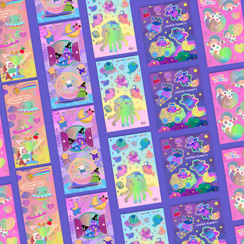 Assorted Hologram Sticker Roll