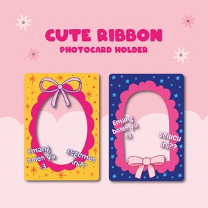 Photocard Holder Cute Ribbon