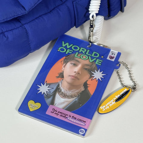 PHOTOCARD HOLDER WITH RUBBER CHARM