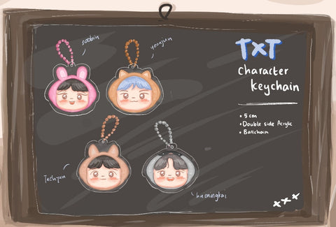 TXT Character Keychain