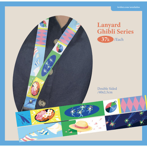 ￼Lanyard Ghibli Series - Howl’s Moving Castle [arenlattes]