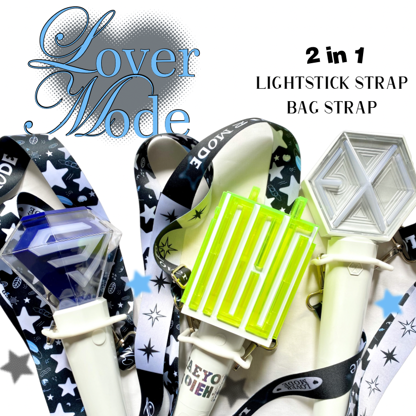 LOVER MODE strap 2in1 Lightstick Strap / Slingbag Strap KPop All Fandom Universal