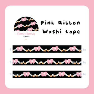 Pink Ribbon washi tape