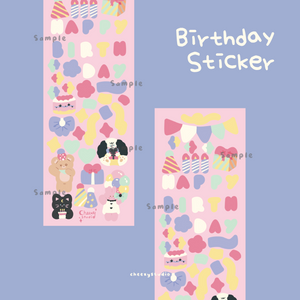 Birthday PVC Sticker