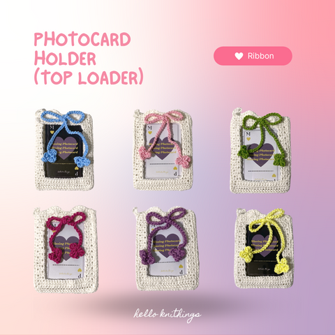 Photocard Holder (Top Loader) | Ribbon