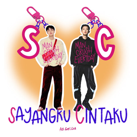 Sehun Chanyeol Keychain