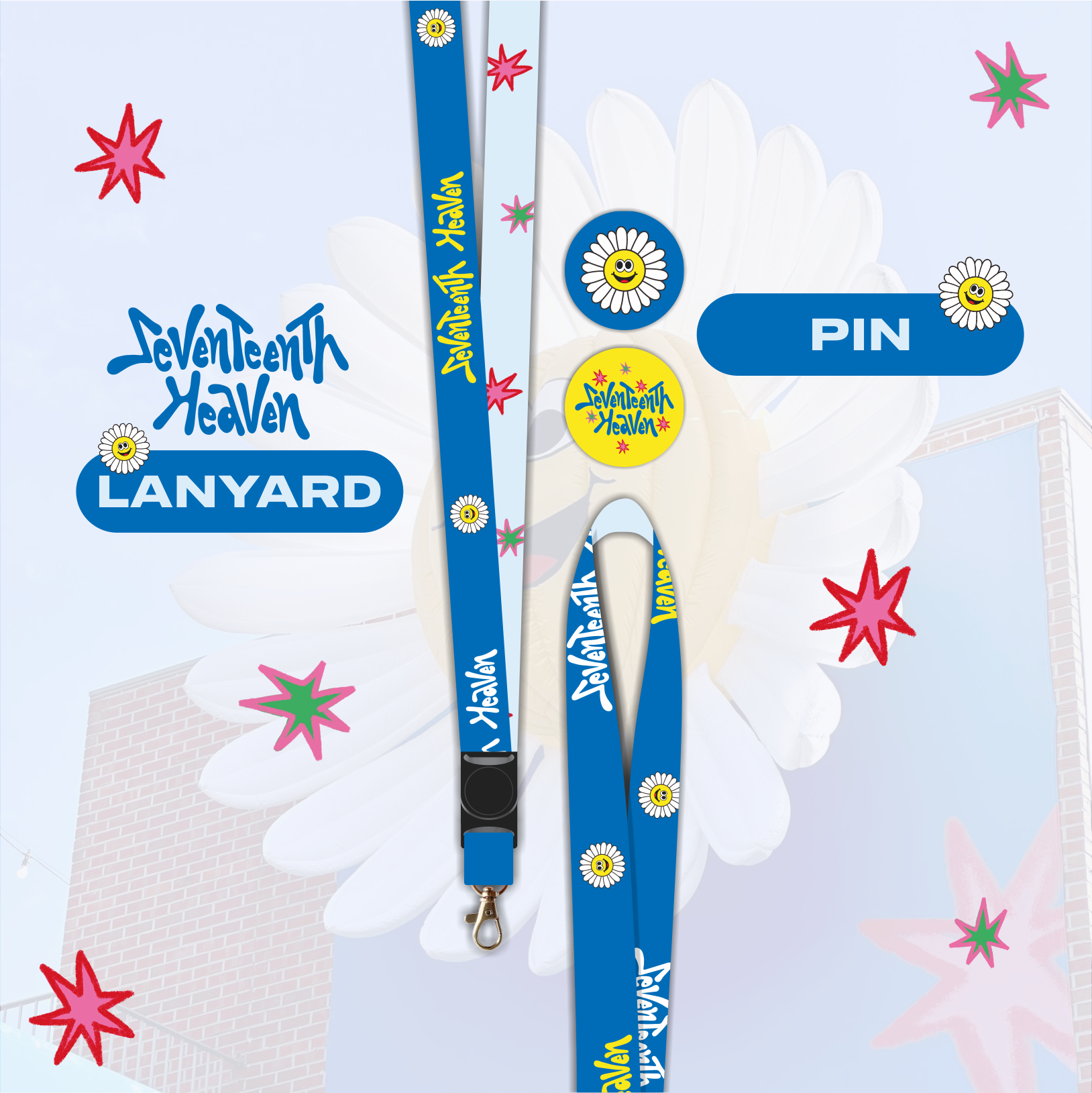 LANYARD AND PIN SEVENTEENTH HEAVEN