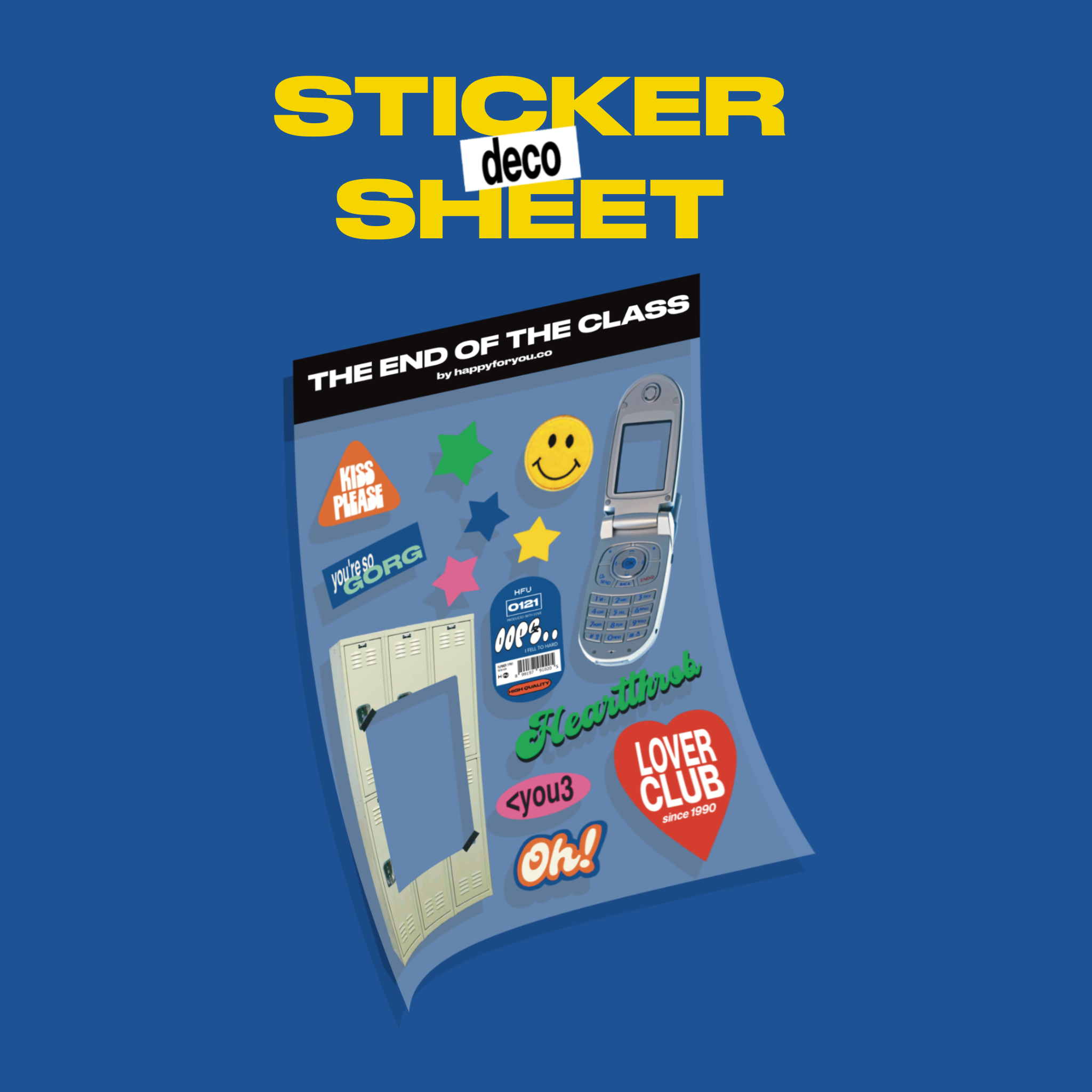 The End of The Class: Sticker Sheet