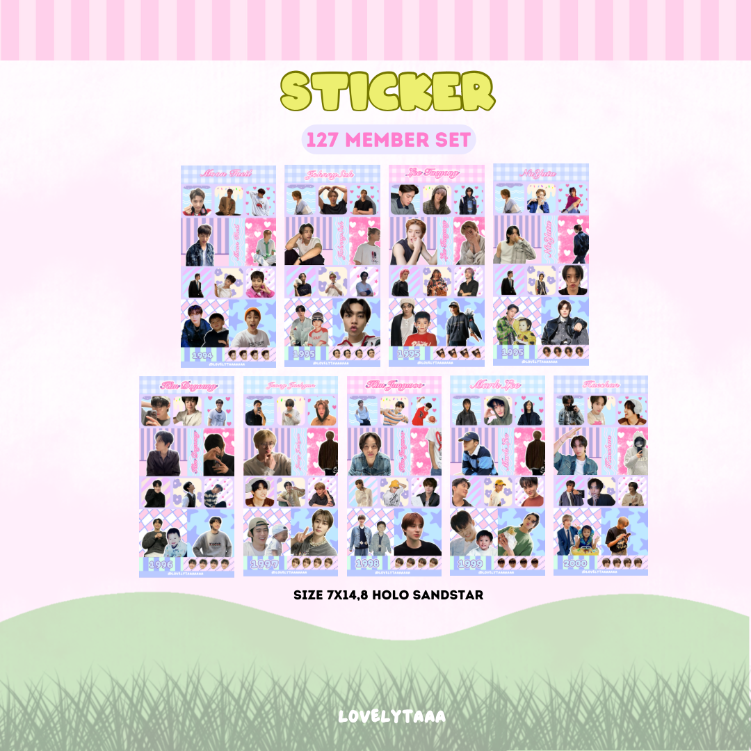 NCT 127 Member Set Sticker