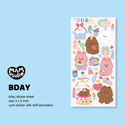 Bday Sticker