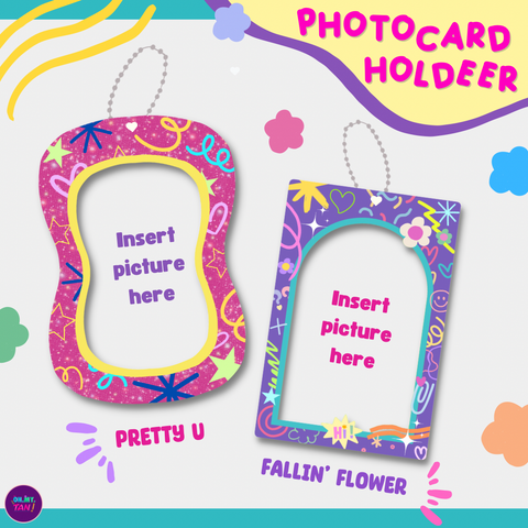 Pretty U &amp; Fallin’ Flower Photocard Holder