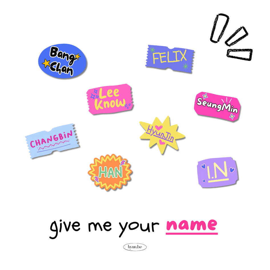 give me your NAME | Stray Kids Keychain Phone Charm