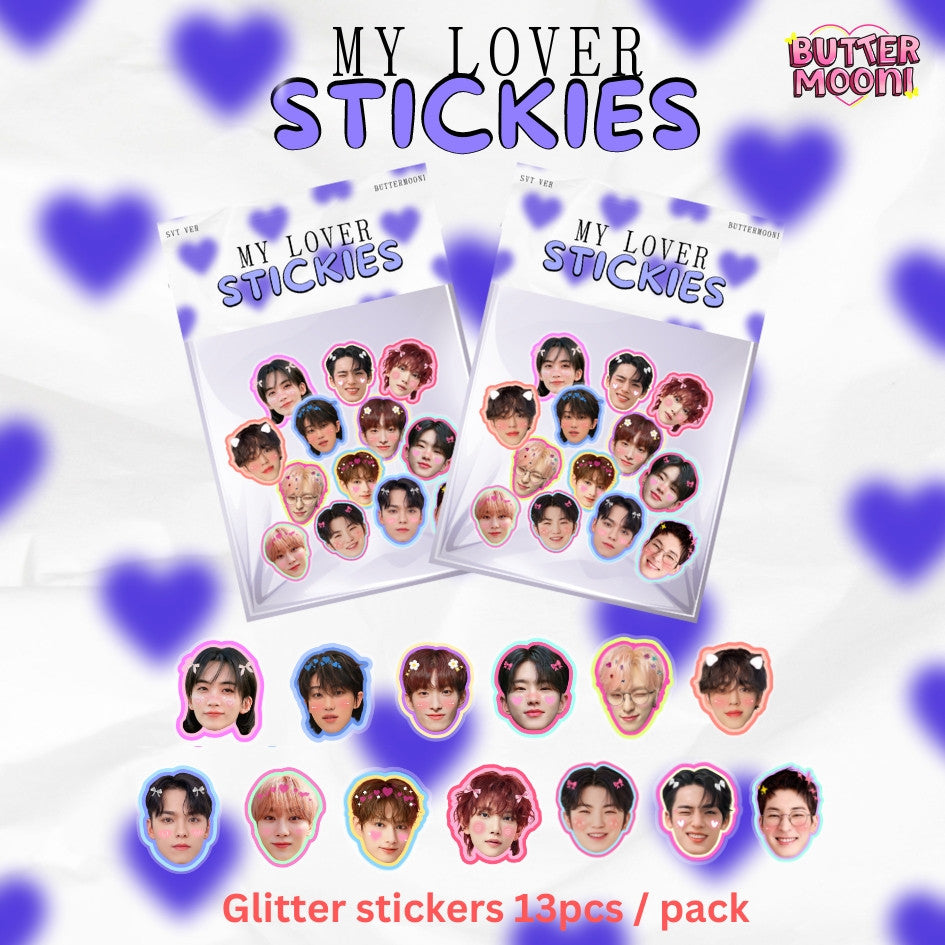 SEVENTEEN My Lover Glitter Stickers Pack