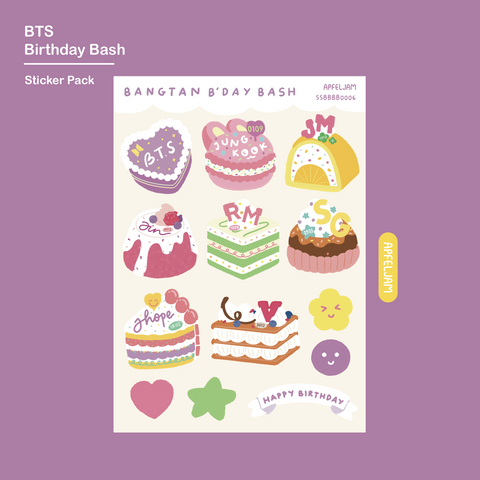BTS Birthday Bash Sticker