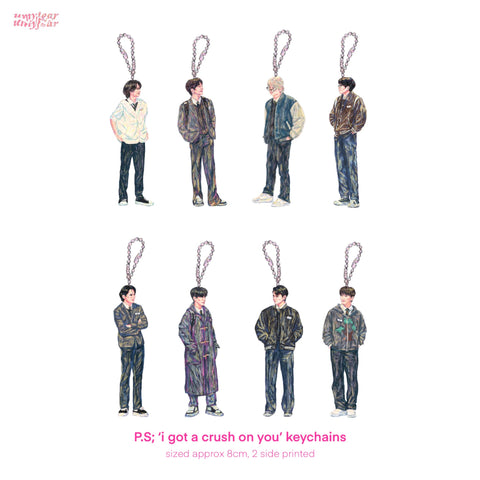 P.S I Got A Crush On You Keychain