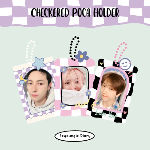 Checkered Photocard Holder