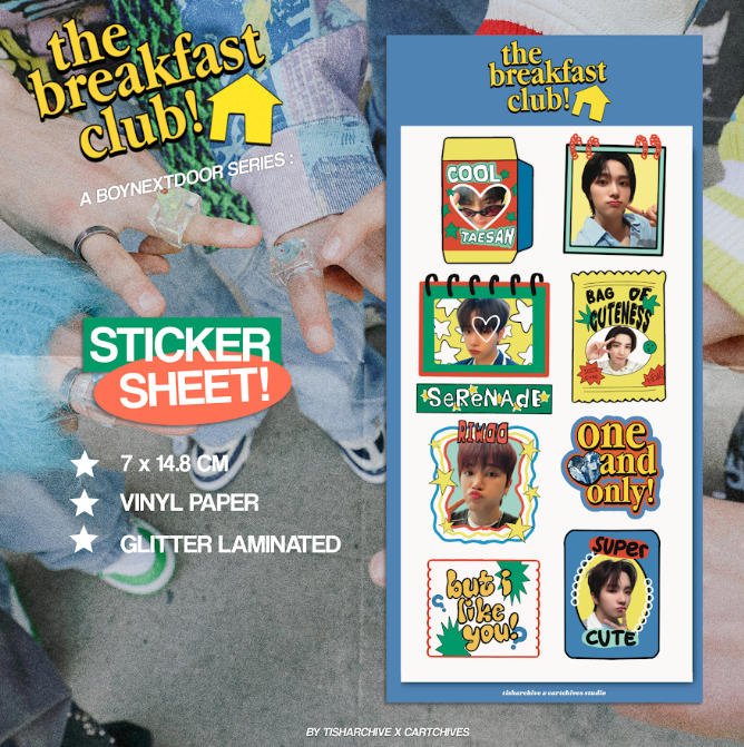Sticker Sheet Boy Next Door