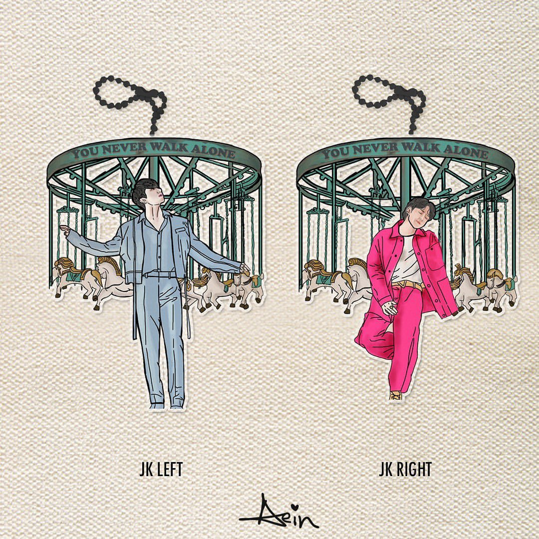 BTS Keychain - Proof Collection - Jungkook Right version