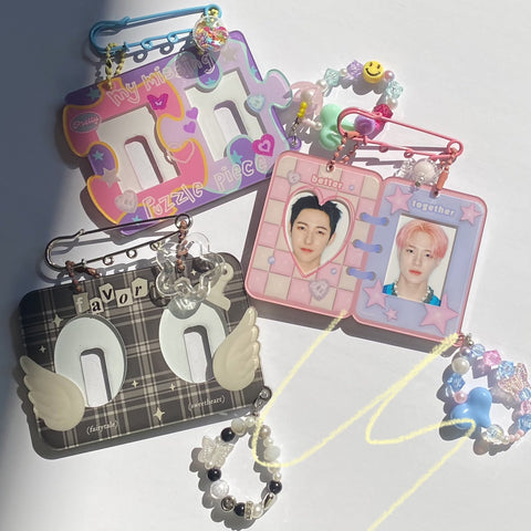 Double ID Photo Acrylic Holder