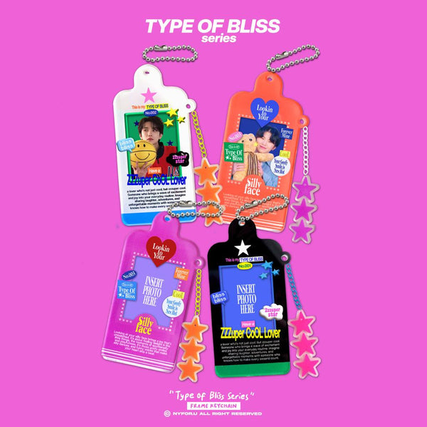 Type of Bliss Frame Keychain