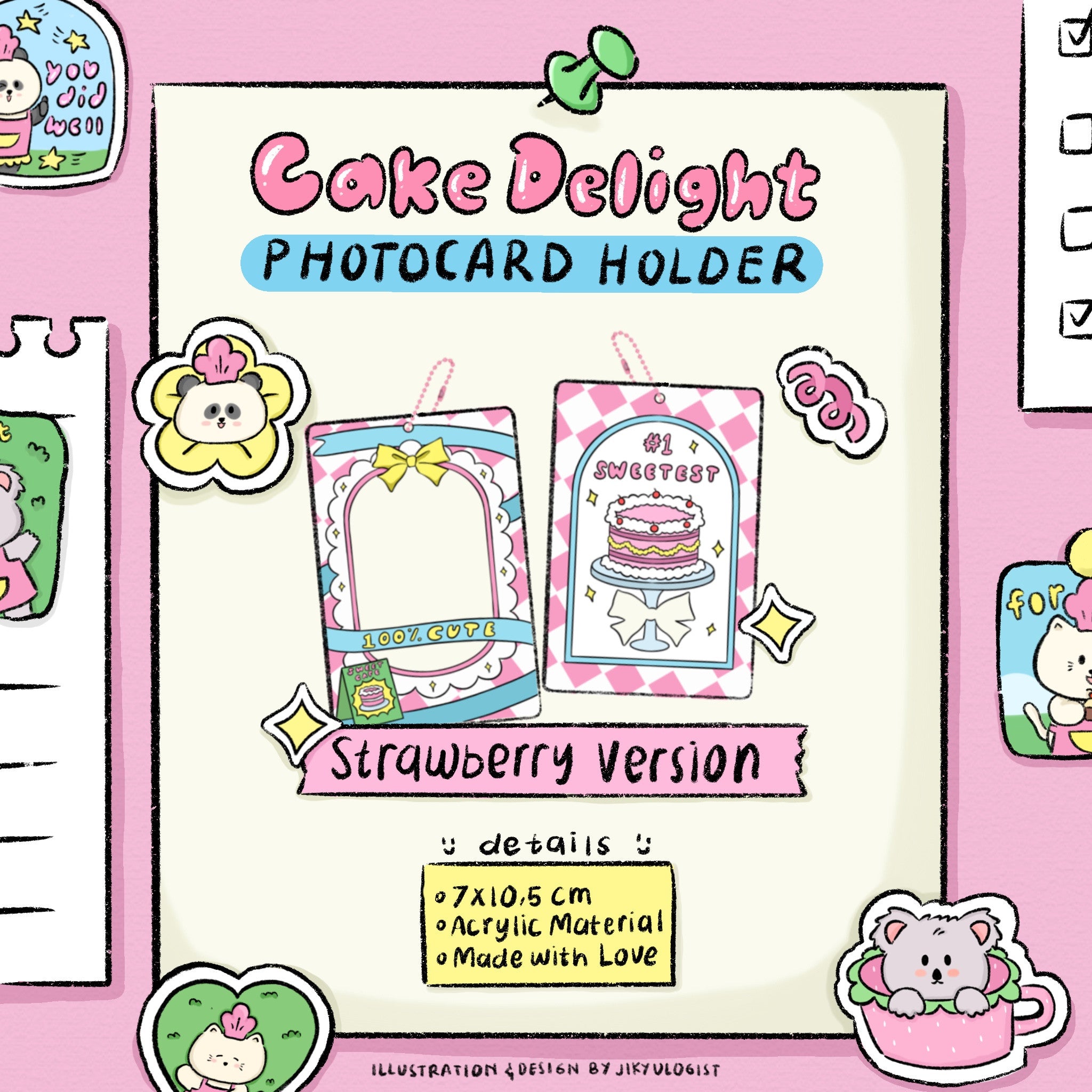 Cake Delight Photocard Holder