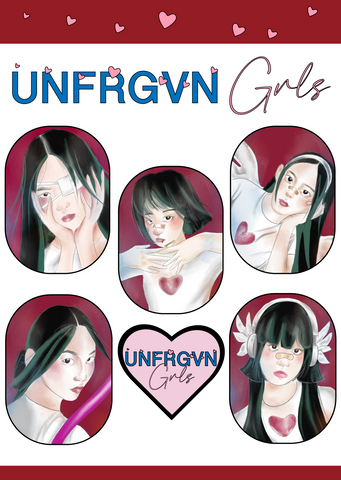 UNFRGVN GRLS Sticker