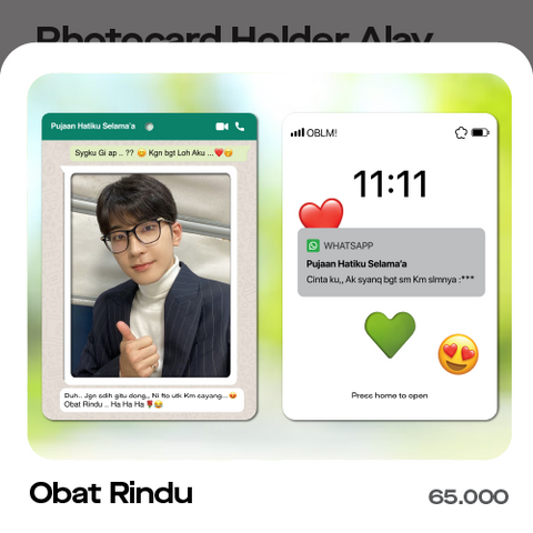 Obat Rindu PHOTOCARD HOLDER