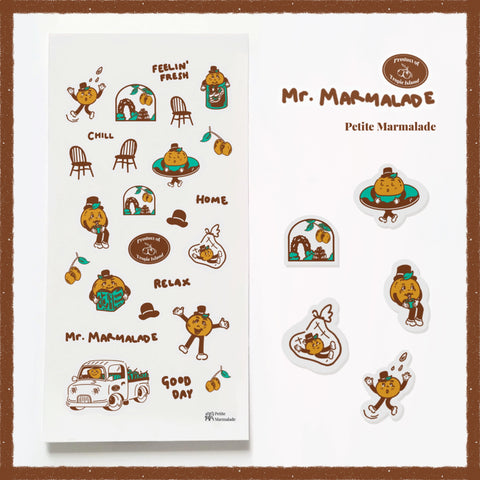 Petite Marmalade Deco Sticker - Mr. Marmalade