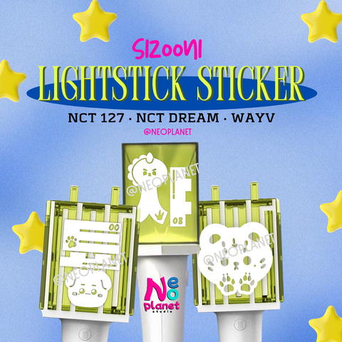 SIZOONI Sticker Deco Lightstick NCT WayV