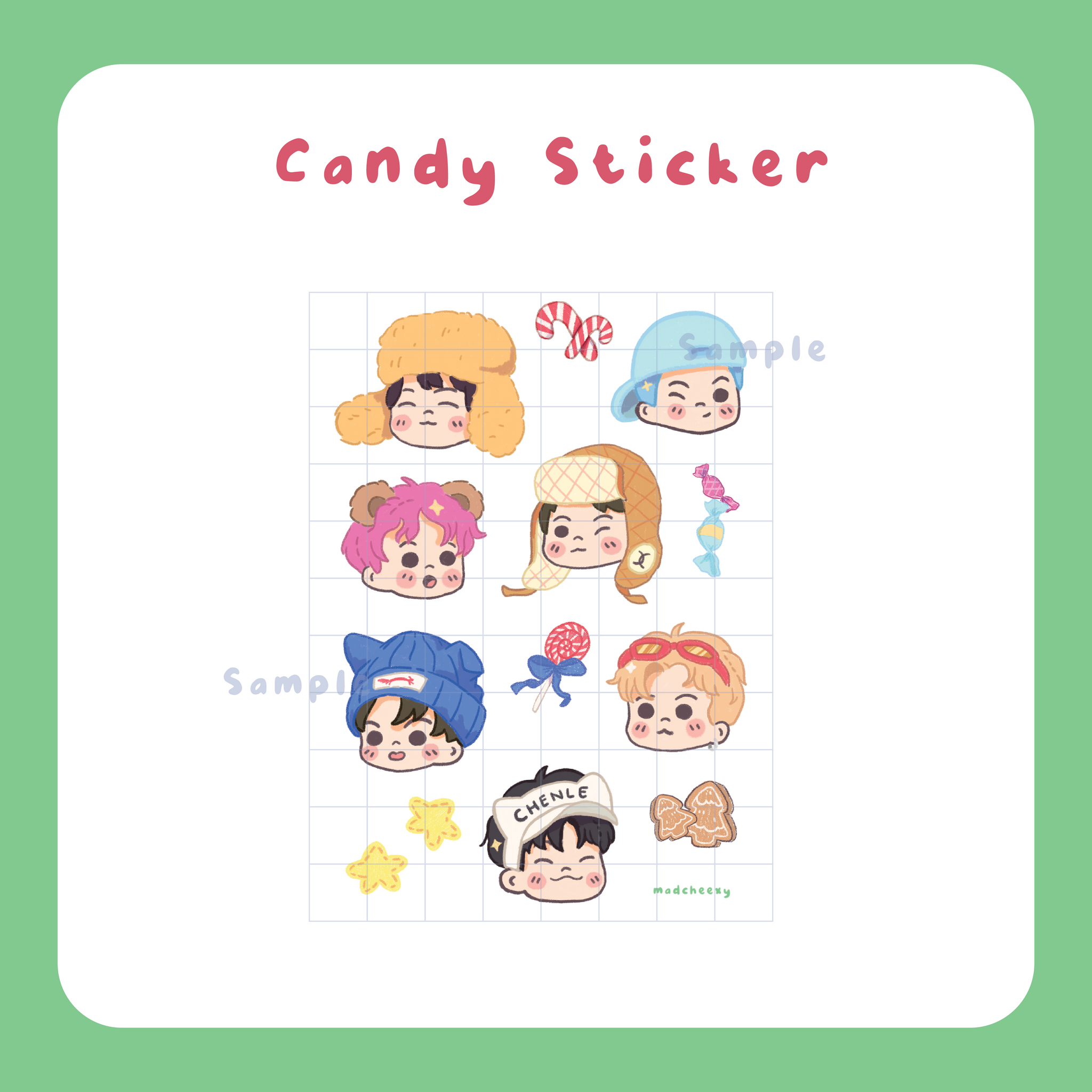 Candy Transparent Sticker