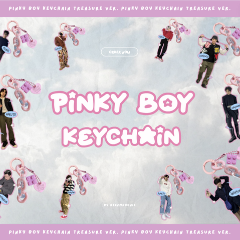 Pinky Boy Keychain || Treasure Ver.