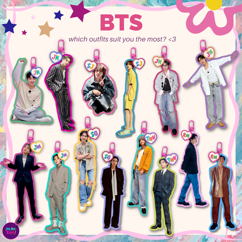 BTS Outfit Keychain