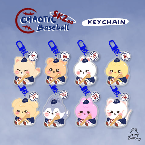 Stray Kids SKZoo - Chaotic Baseball Keychain