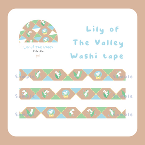 Lily of the valley washi tape