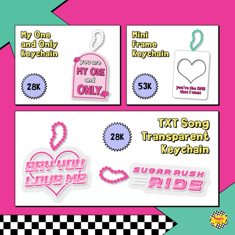 TXT Mini Keychain