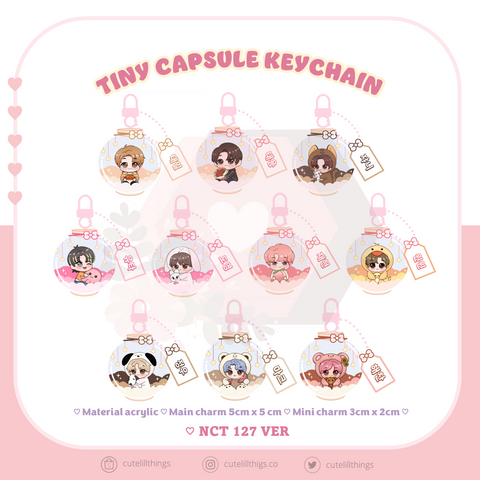 NCT Tiny Capsule Keychain