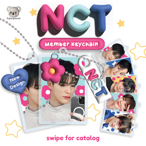 NCT MEMBER KEYCHAIN (Candy Series) By Sajangneeds