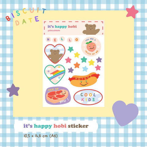 [Biscuit Date] Happy hobi sticker