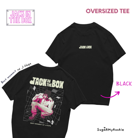 [SugaRMyKookie] PREORDER Jack In The Box Oversized Tee