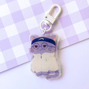 [sushihoshii] Kitty Wonu Headband Keyring
