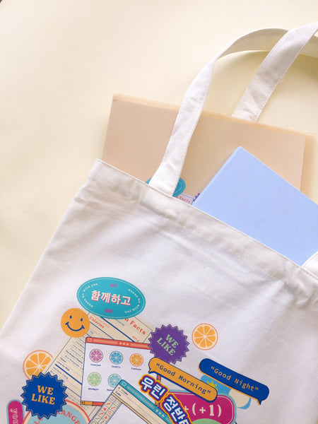 [sushihoshii] TXT Blue Orangeade Tote Bag